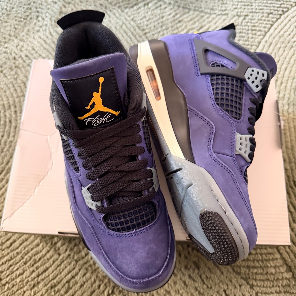 Nike Air Jordan 4 Retro Canyon Purple Imperial Purple FV5029-500 Mens 5 - Picture 5 of 6